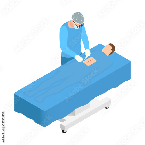 Neurology Surgical Operation Composition
