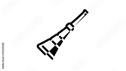 fipple flute line icon animation photo