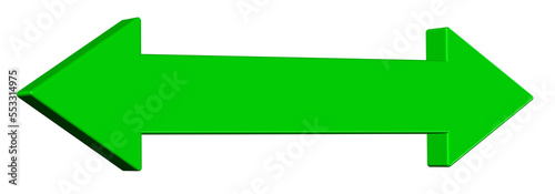 3d green arrow