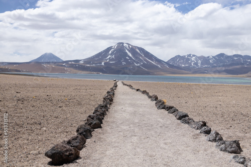 LANDSCAPE CHILE GREEN LAKE 