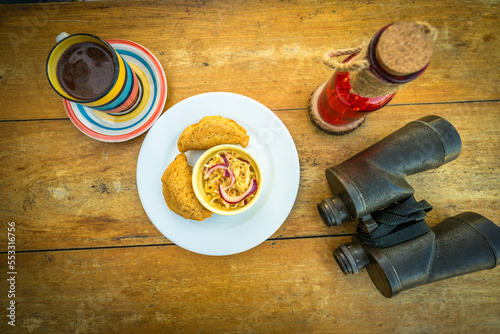 Pastelitos fritos: Traditional dish of El Salvador photo