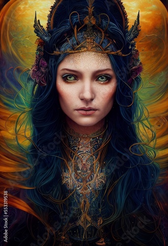 Elven Goddesses of Science and Magic