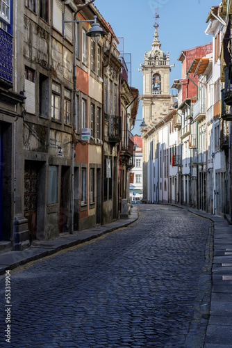 Fototapeta Naklejka Na Ścianę i Meble -  On street of Braga, Portugal.