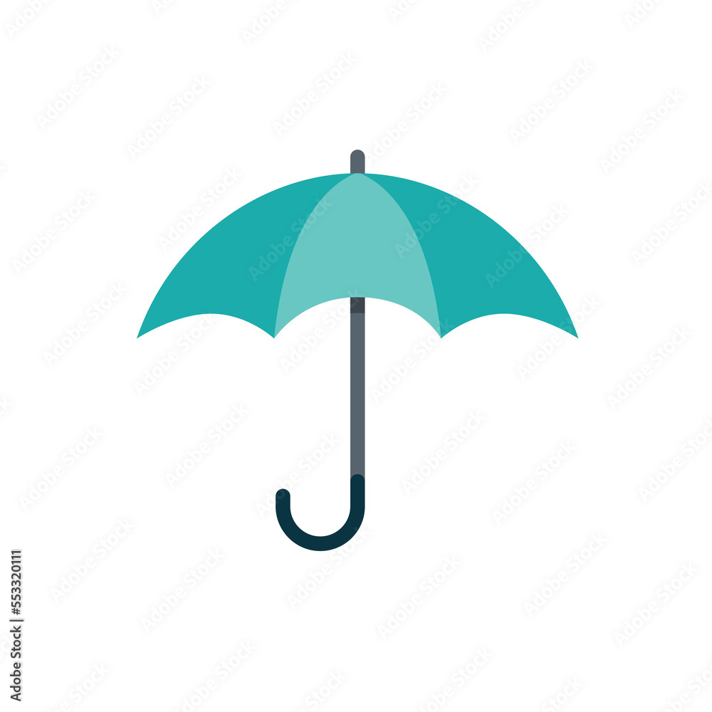Umbrella vector flat icon. Umbrella design illustration autumn rain concept protection. Umbrella vector flat icon. Umbrella design illustration autumn rain concept protection.