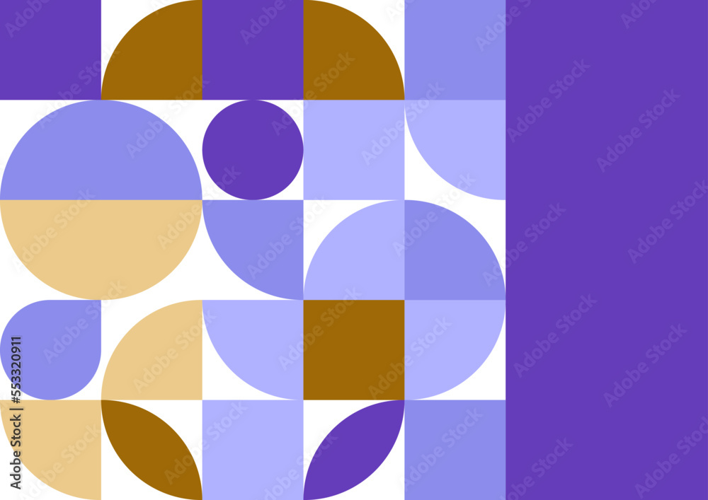 Bauhaus mosaic background. Square tiles with modern geometric patterns with abstract figures and shapes. Contemporary graphic bauhaus design vector set. Circle, triangle and square lines art Bauhaus mosaic background. Square tiles with modern geometric patterns with abstract figures and shapes. Contemporary graphic bauhaus design vector set. Circle, triangle and square lines art