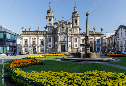 Obraz na płótnie Church of San Marcos, Braga, Portugal w salonie