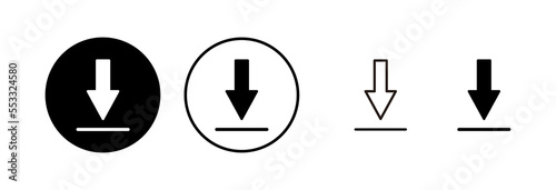 Download icon vector illustration. Download sign and symbol Free Download Download icon vector illustration. Download sign and symbol - GFXLoad