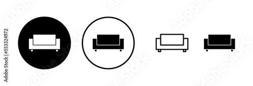 Sofa icon vector illustration. sofa sign and symbol. furniture icon