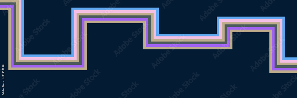 Retro pattern design in abstract funky style with colorful and lines. Vector illustration. Retro pattern design in abstract funky style with colorful and lines. Vector illustration.
