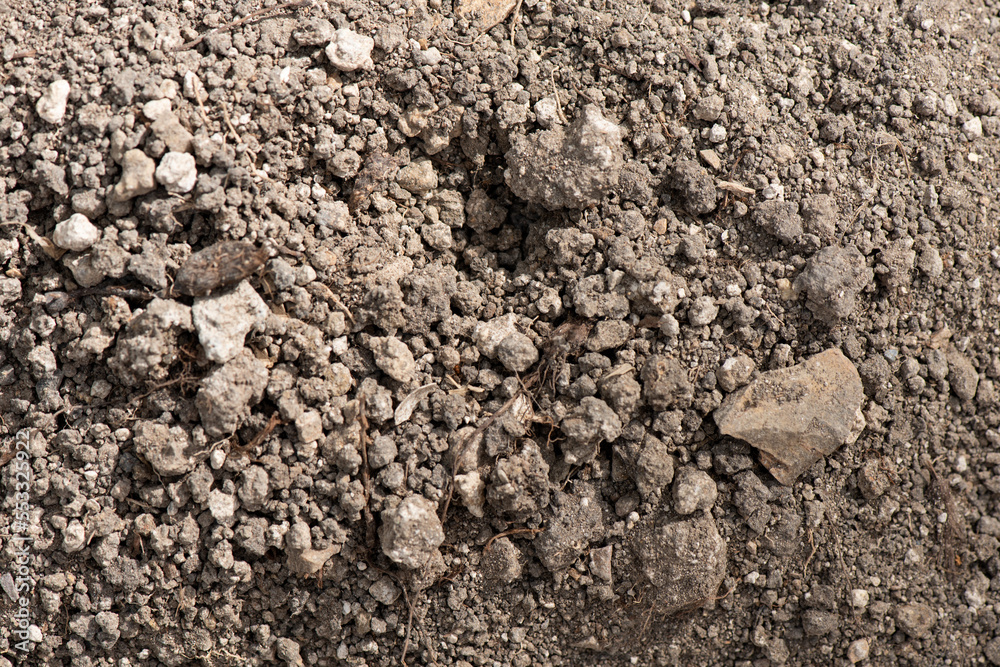 Soil for planting trees on nature background. Soil for planting trees on nature background.