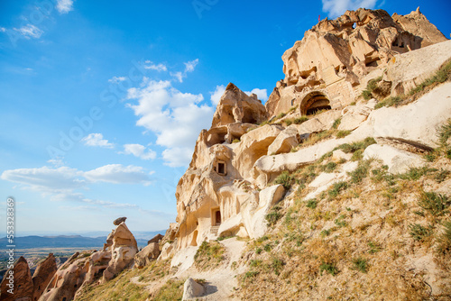 Uchisar castle in Cappadocia