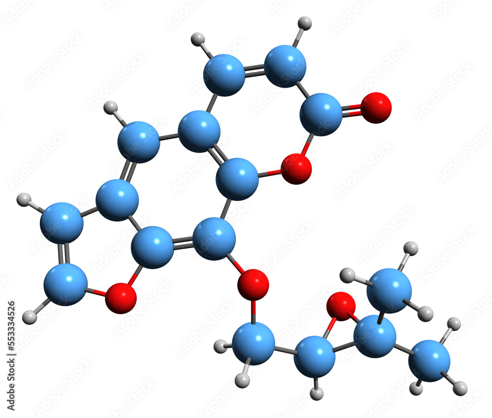 3D image of Prangenin skeletal formula - molecular chemical structure of phytochemical isolated on white background
3D image of Prangenin skeletal formula - molecular chemical structure of phytochemical isolated on white background