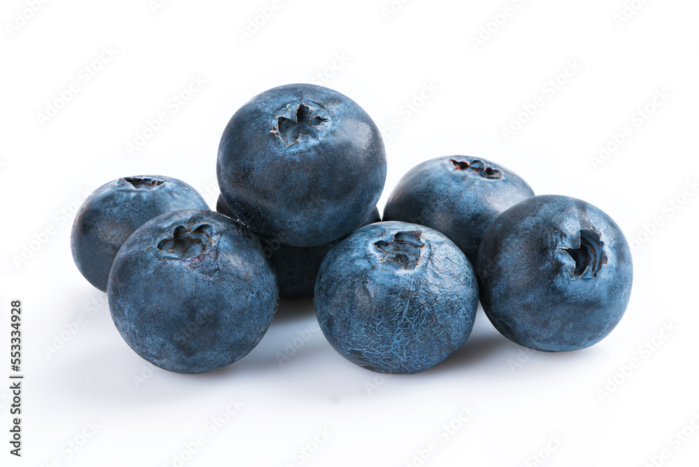 Blueberries isolated on white background Blueberries isolated on white background