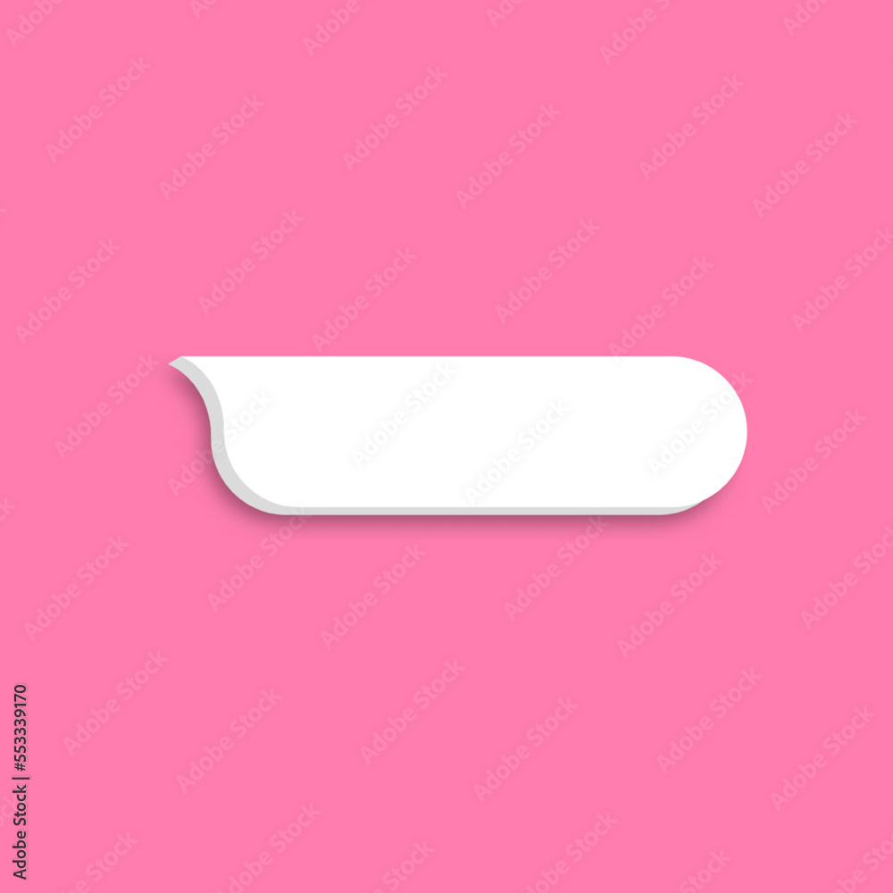 3d speech bubble icon isolated on pink background 3d speech bubble icon isolated on pink background