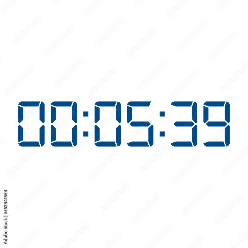 Digital clock icon. Digital clock symbol. Trendy flat UI sign design graphic pictogram for web site, mobile application. Logo illustration. Digital clock icon. Digital clock symbol. Trendy flat UI sign design graphic pictogram for web site, mobile application. Logo illustration.