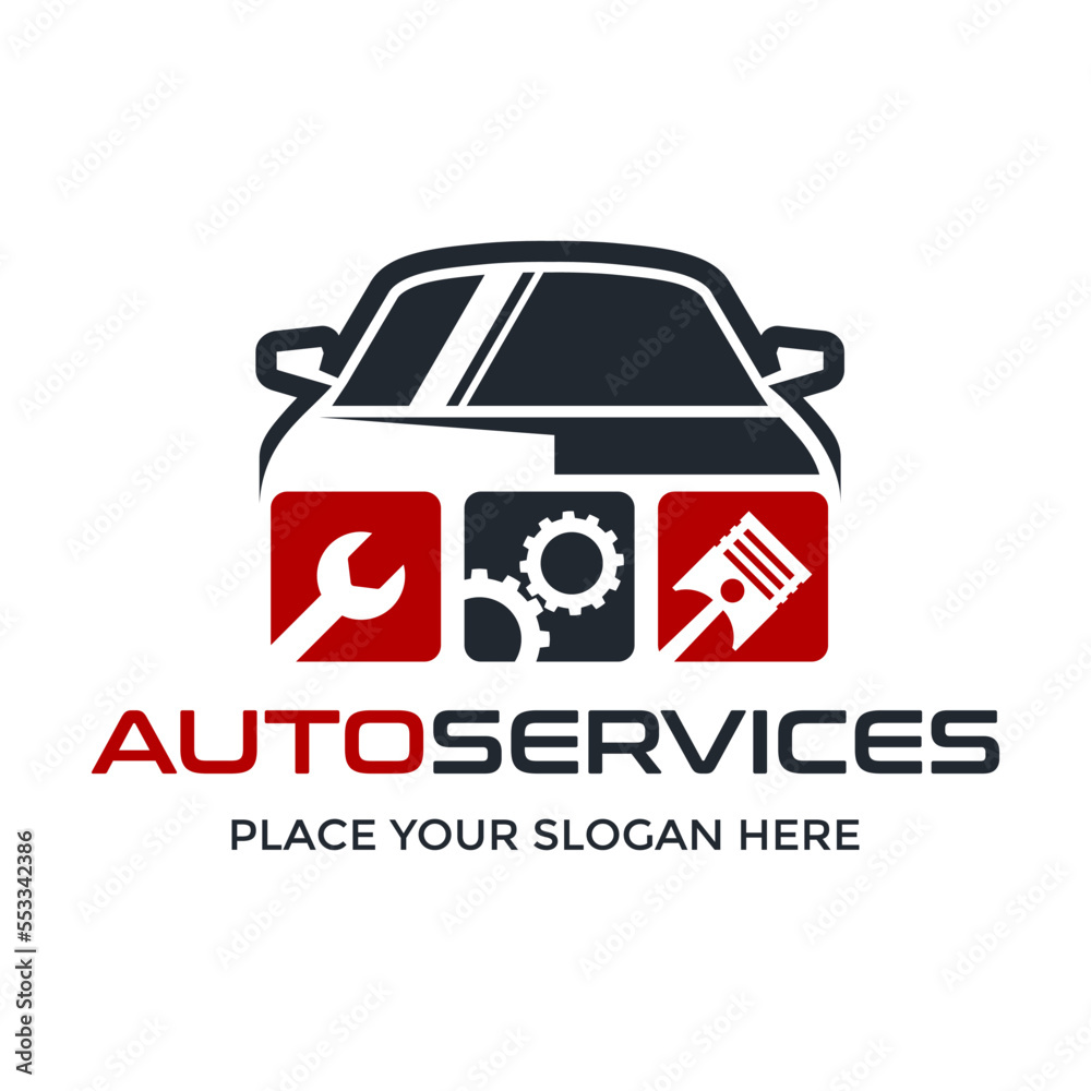 Automotive vector logo template