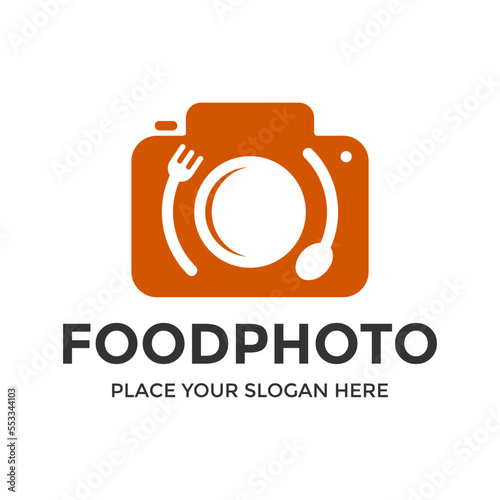 Food Photo vector logo template