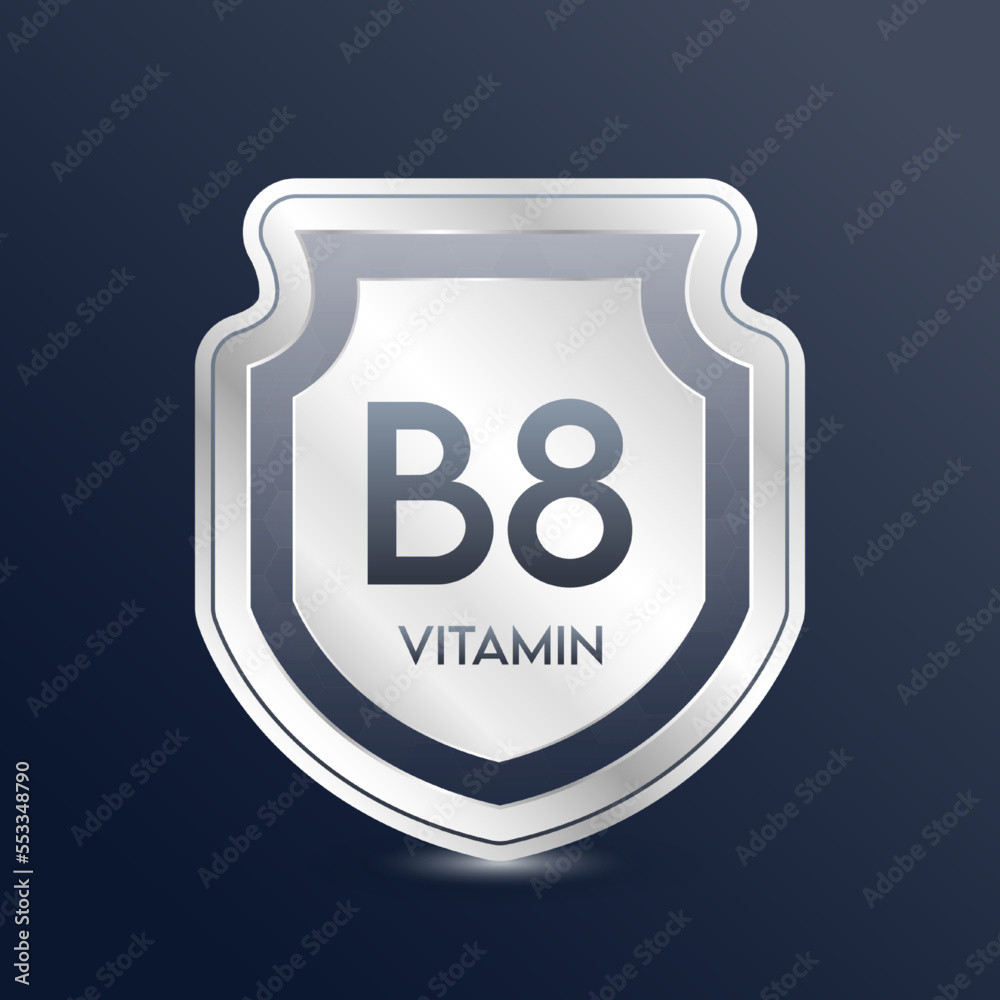 Vitamin B8 shield black. Protect the body stay healthy. For nutrition ...