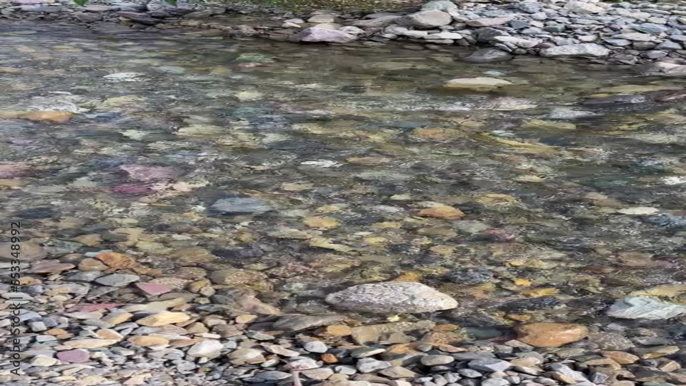 River ends up at a wonderful lake in Montana River ends up at a wonderful lake in Montana