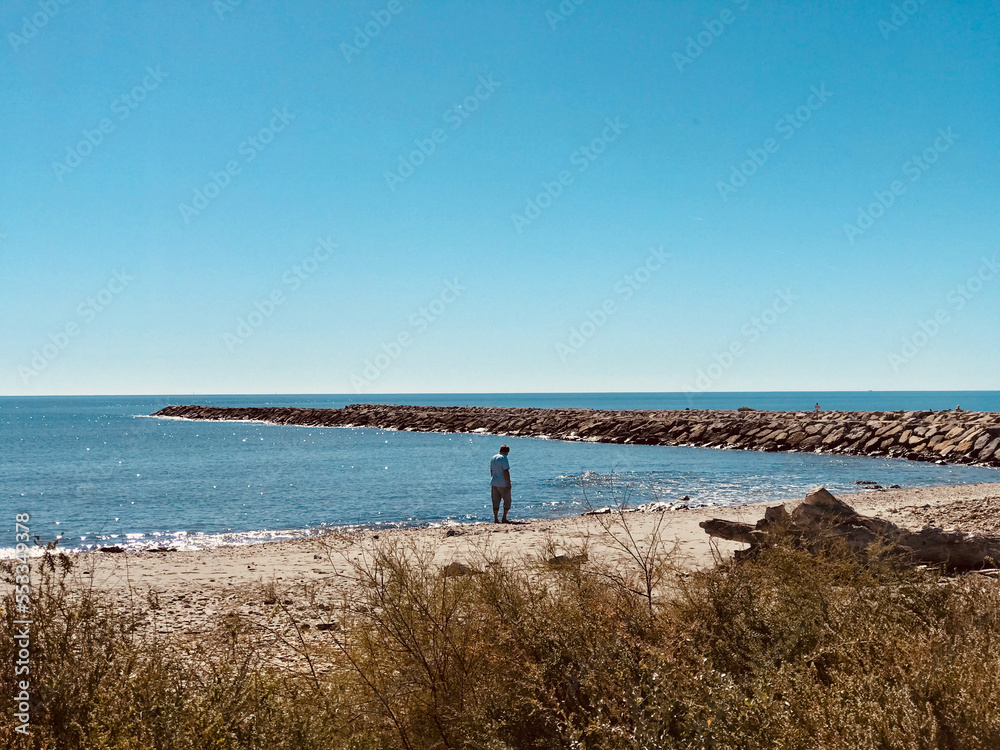 beach and sea