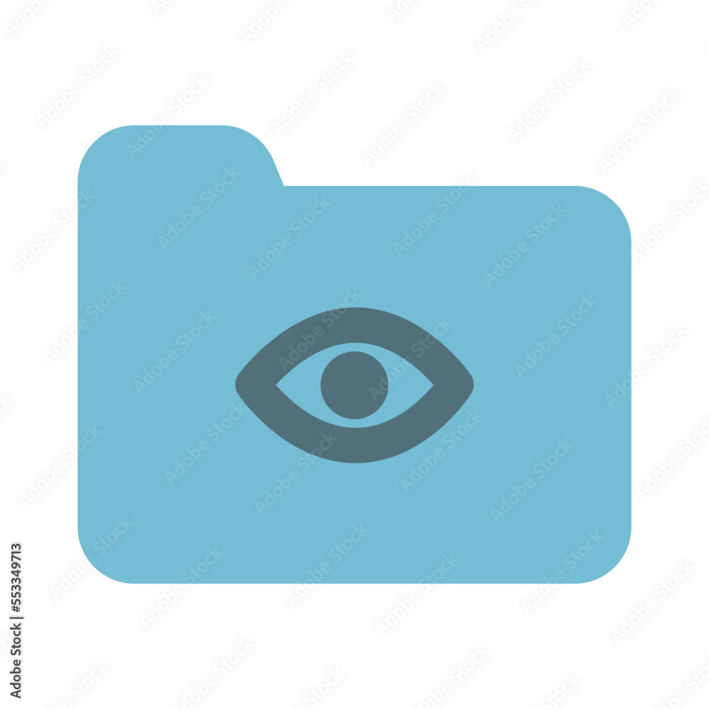 Folder Icon Solid Two Color