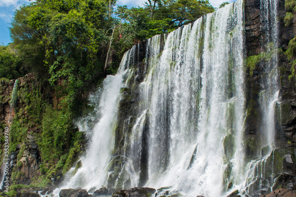 iguazu falls national park argentina landscape in dry season