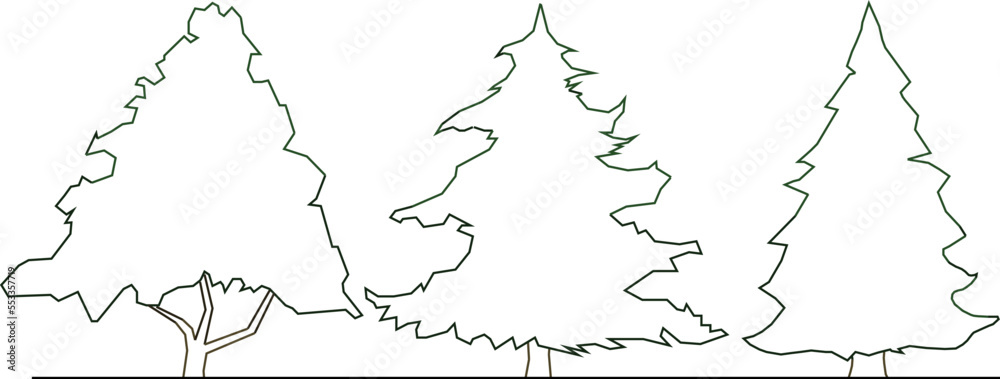 minimalist tree sketch with white background minimalist tree sketch with white background