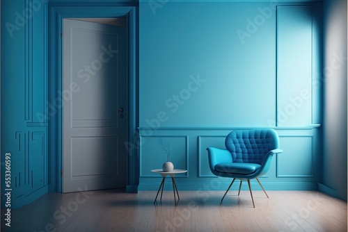 Digital illustration about house interior.