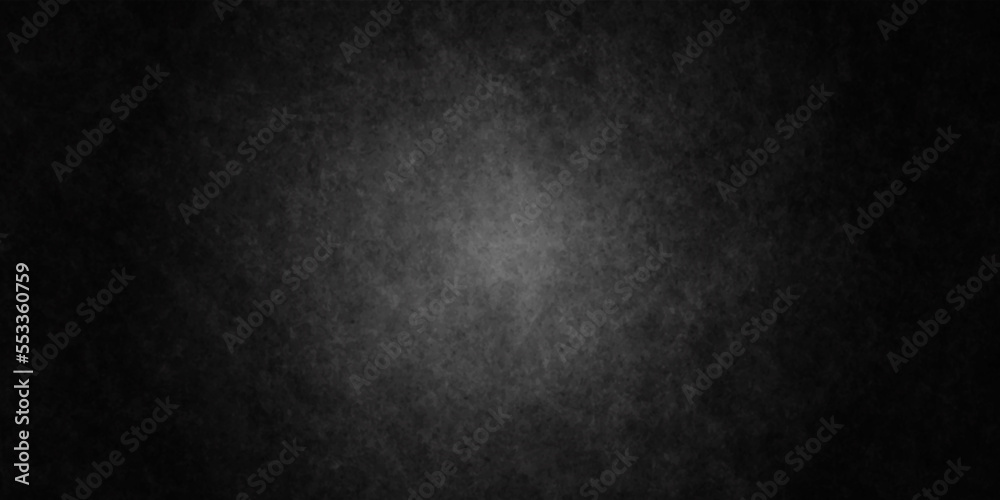 Fototapeta premium Abstract design with textured black stone wall background. Modern and geometric design with grunge texture, elegant luxury backdrop painting paper texture design .Dark wall texture background