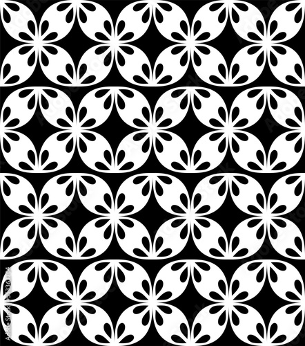 black and white seamless pattern design, illustration, decor, art, baroque, retro, tile, fabric, backdrop, antique, swirl, leaf, style, textile