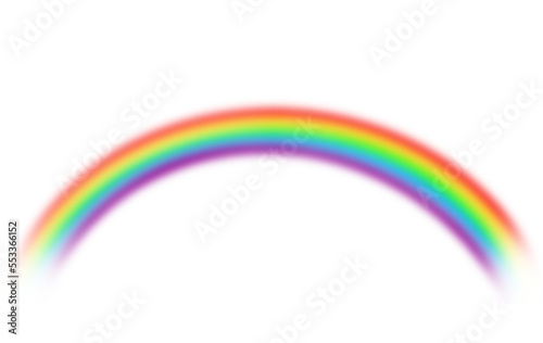 beautiful rainbow element isolated