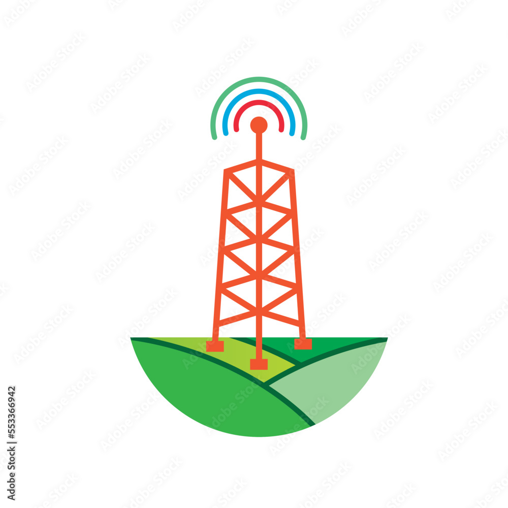 tower signal icon vector concept element design tower signal icon vector concept element design