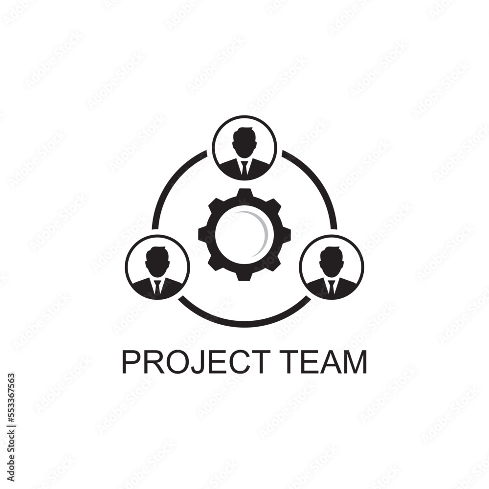 project team icon , business icon project team icon , business icon