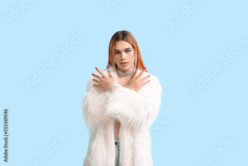 Young transgender woman wit...