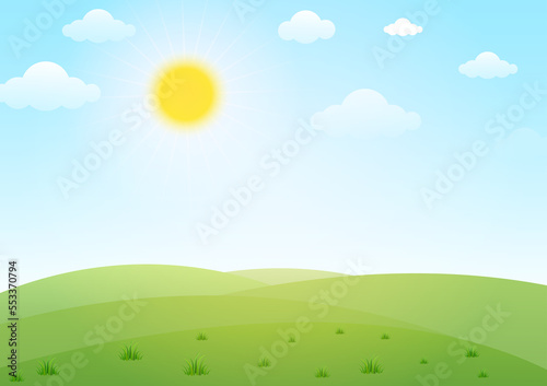 field and sky background