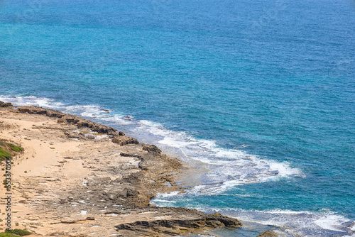 Beautiful view of rocky sea...