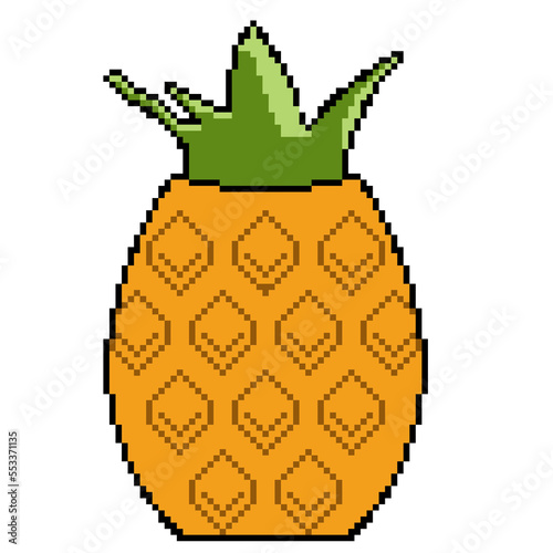pixel icon proper nutrition pineapple