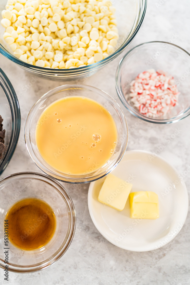 Homemade candy cane fudge Homemade candy cane fudge
