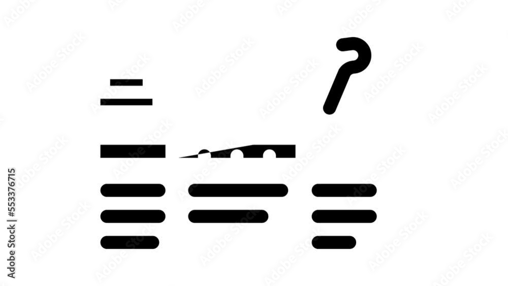 civilization egypt glyph icon animation