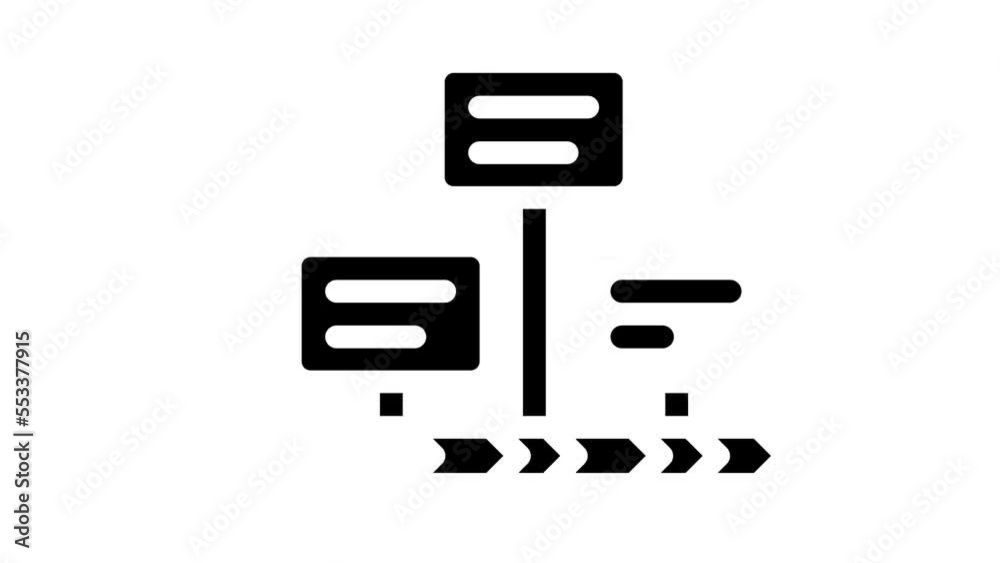 timeline management glyph icon animation timeline management glyph icon animation