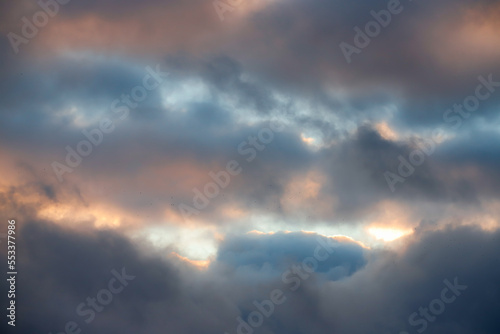 stimmungsvoller Abendhimmel Textur Himmel zum austauschen