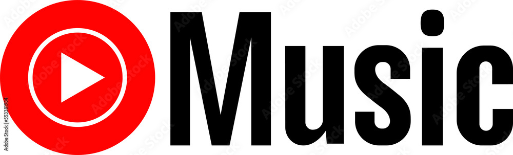 YouTube Music Vector Logo YouTube Music Logo On Transparent Background 
