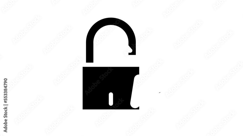 get access registration glyph icon animation get access registration glyph icon animation