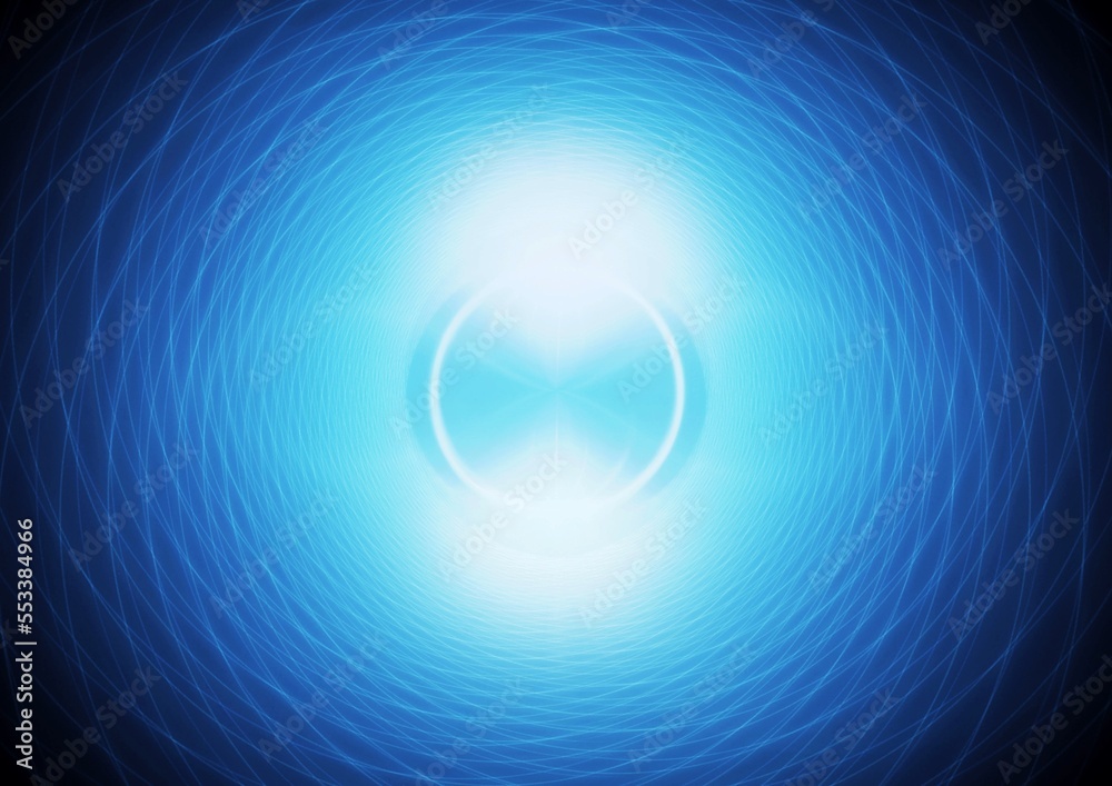 abstract blue background with circles