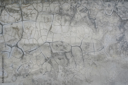 Walls with abstract cement texture