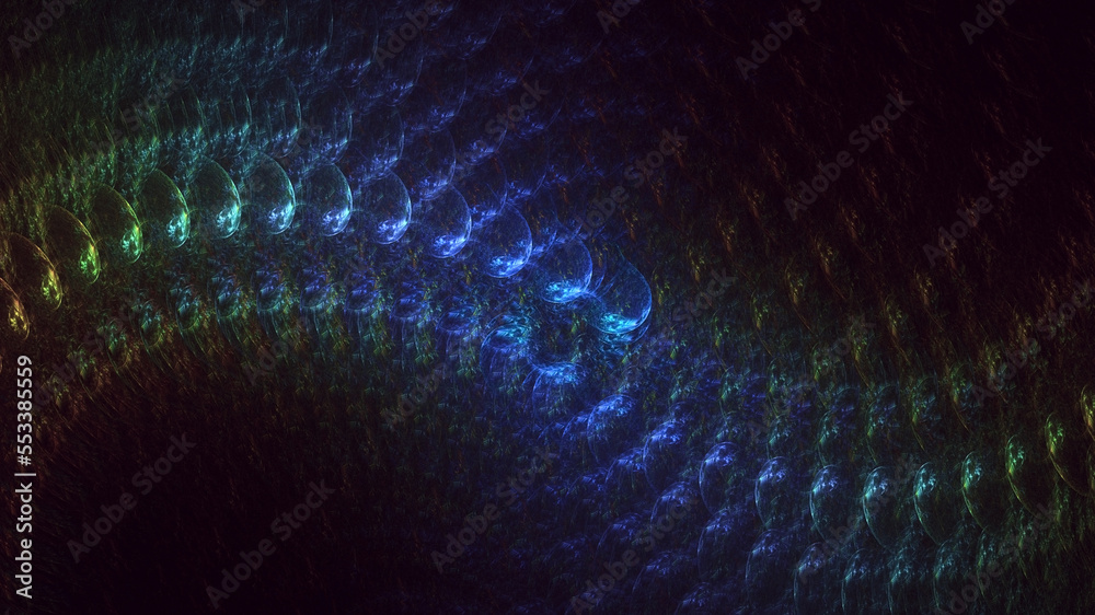3D rendering abstract multicolor fractal light background 3D rendering abstract multicolor fractal light background