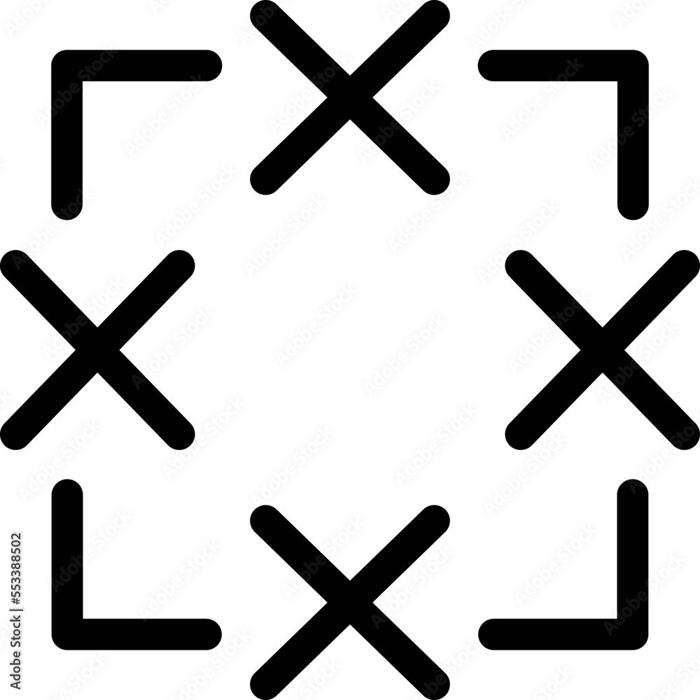 Cancel Direction Vector Icon Cancel Direction Vector Icon