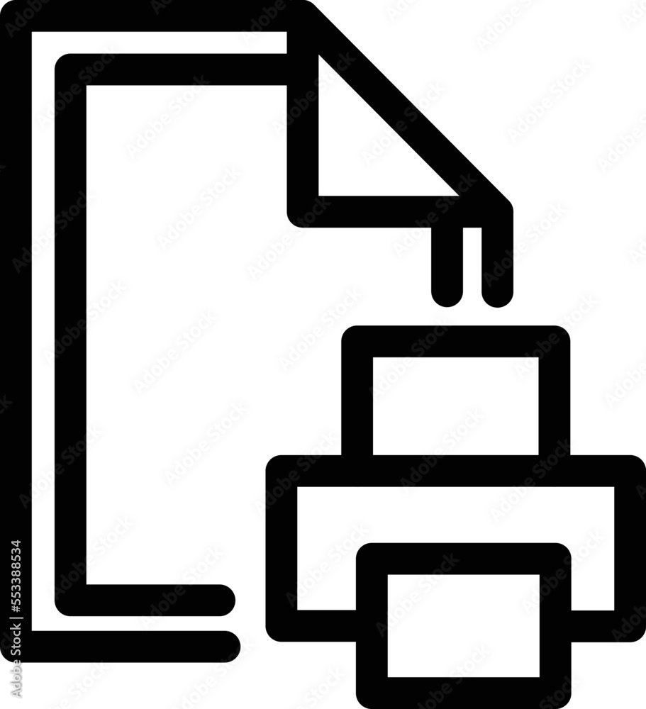 Printer Vector Icon
