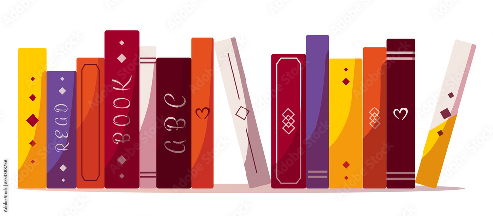 Obraz premium Books illustration.