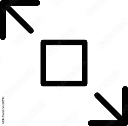 Exit Screen Vector Icon
